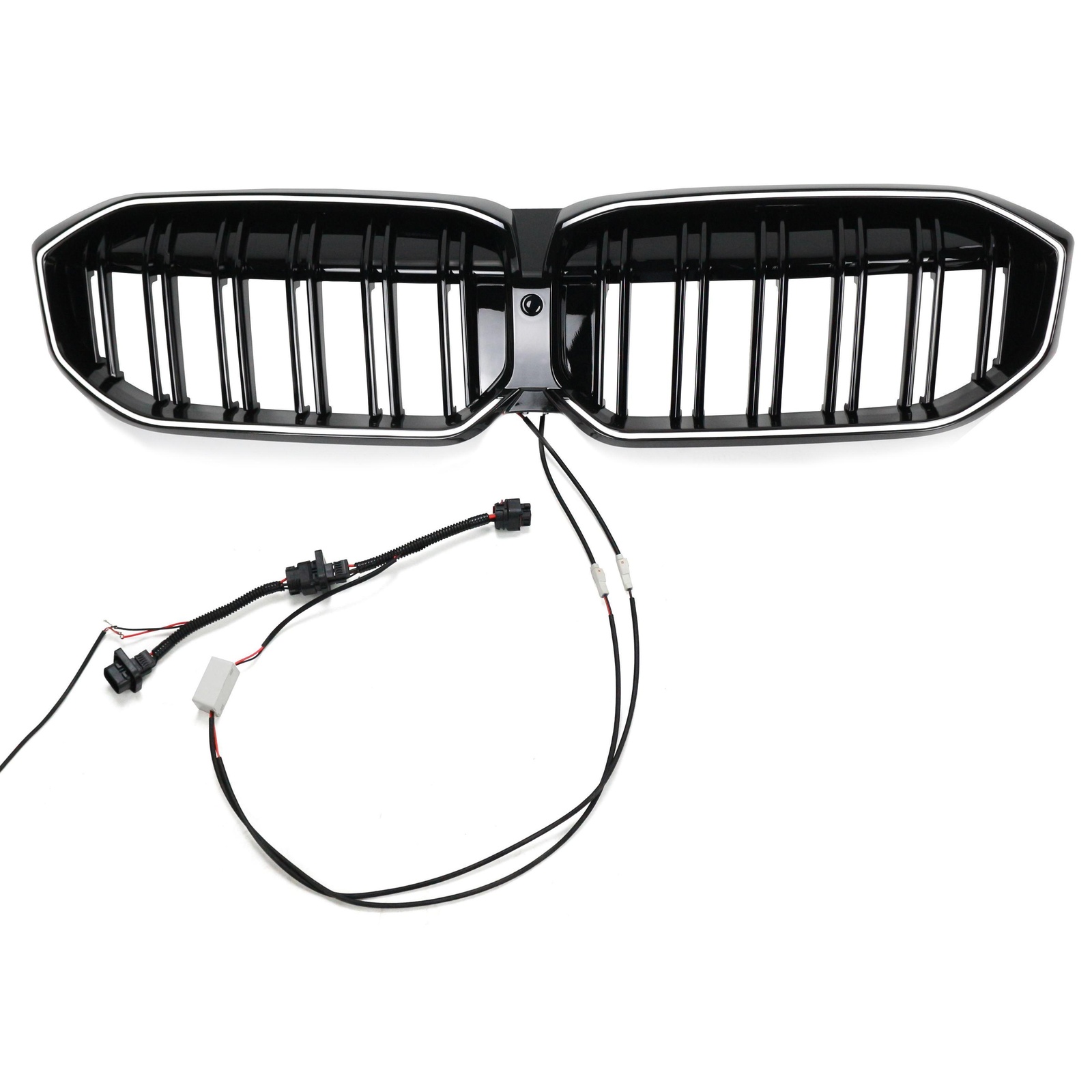 Gloss black /double/grille MTP-BMG-412 for BMW