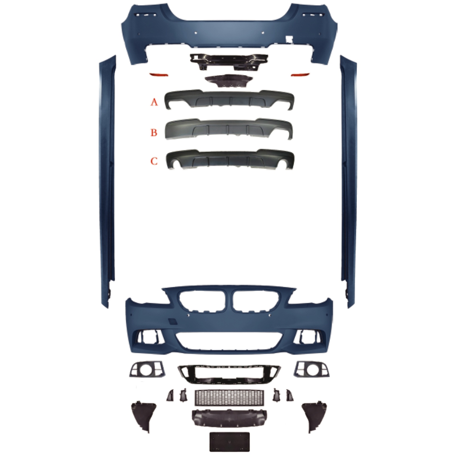 F10 M-Tech Bodykits MTP-F10-055 for BMW