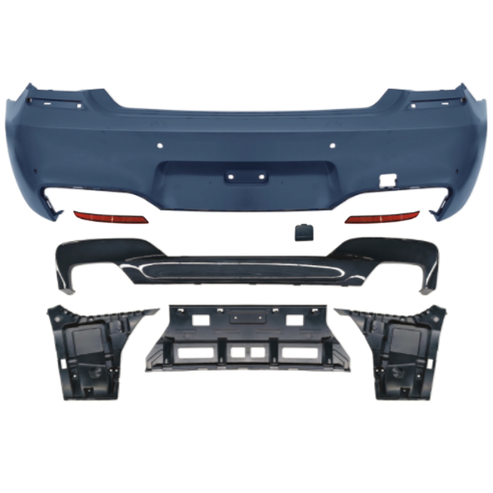 M-Tech Rear Bumper Assy MTP-F06-011 for BMW
