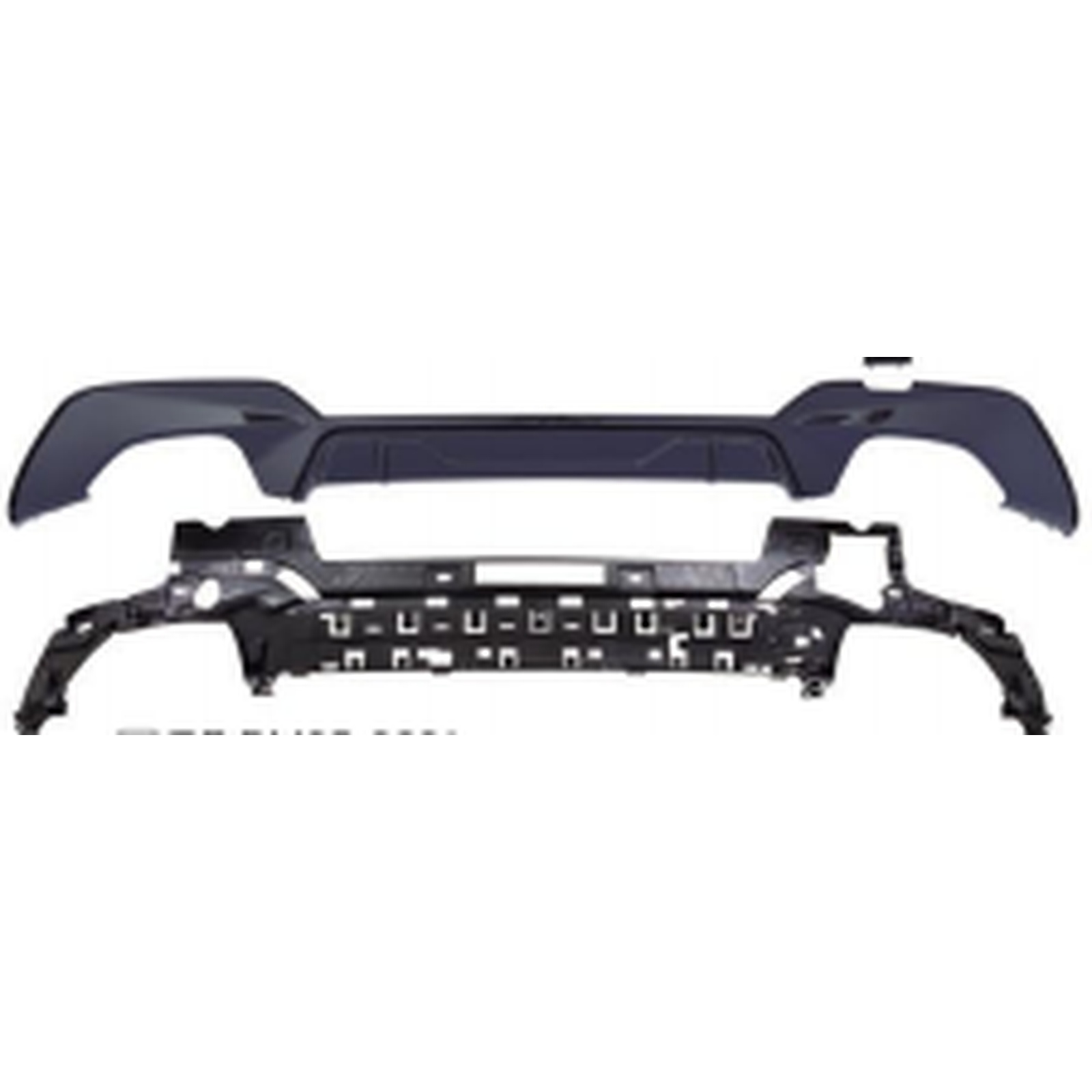 M-Performance Rear Diffuser/For M-Tech 340i/ Gloss Black/口——口 MTP-G20-010 for BMW