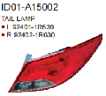 Tail Lamps HN0060170 for 现代 Hyundai