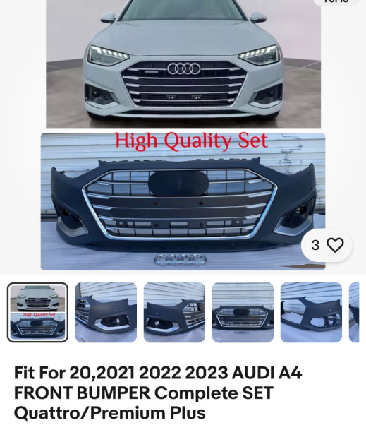 Front Bumper Assy AU0661660 for 奥迪 Audi