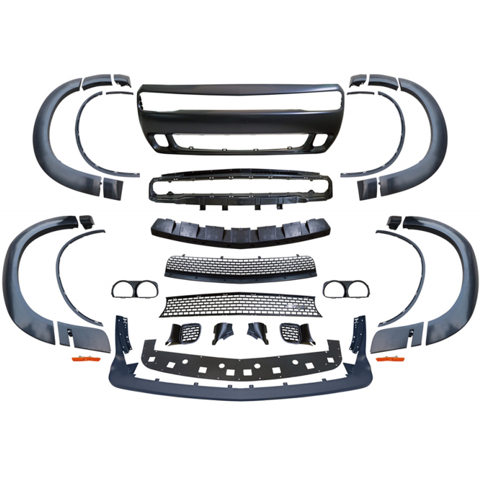Demon Front Bumper With Wide Fender Flares MTP-CLG-004 for DODGE