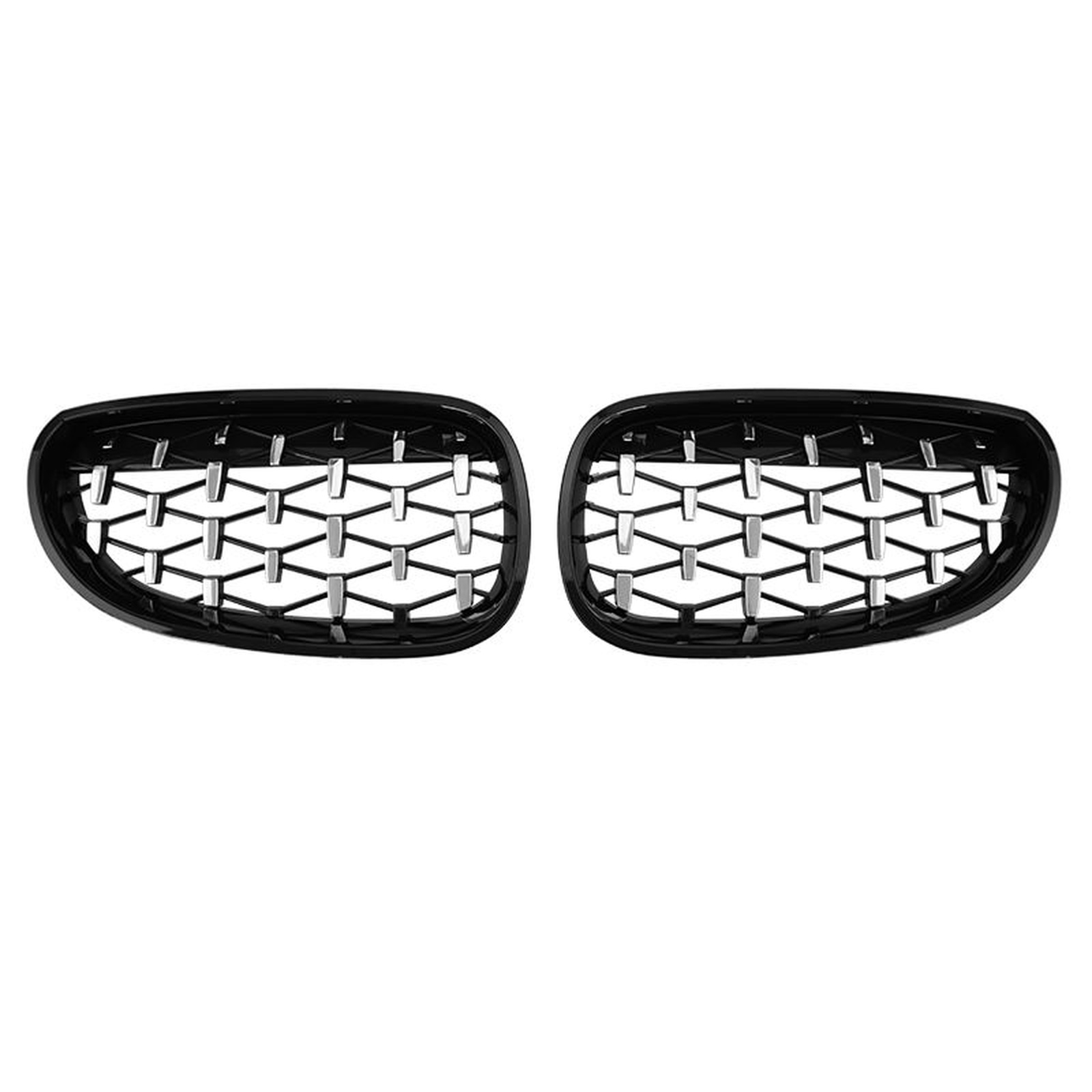 Black frame with chorme point Grille MTP-BMG-343 for BMW