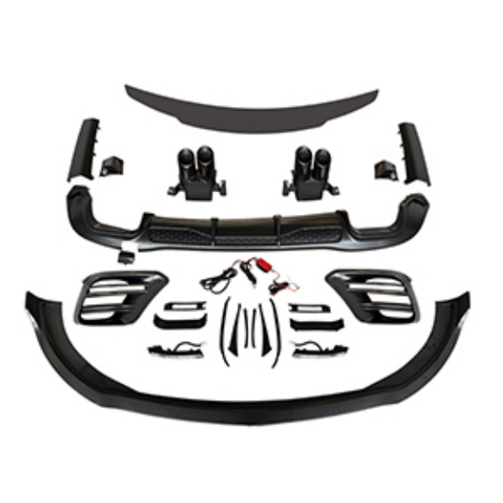 S450 BS Aerokit/Matte Black MTP-W223-005 for BENZ