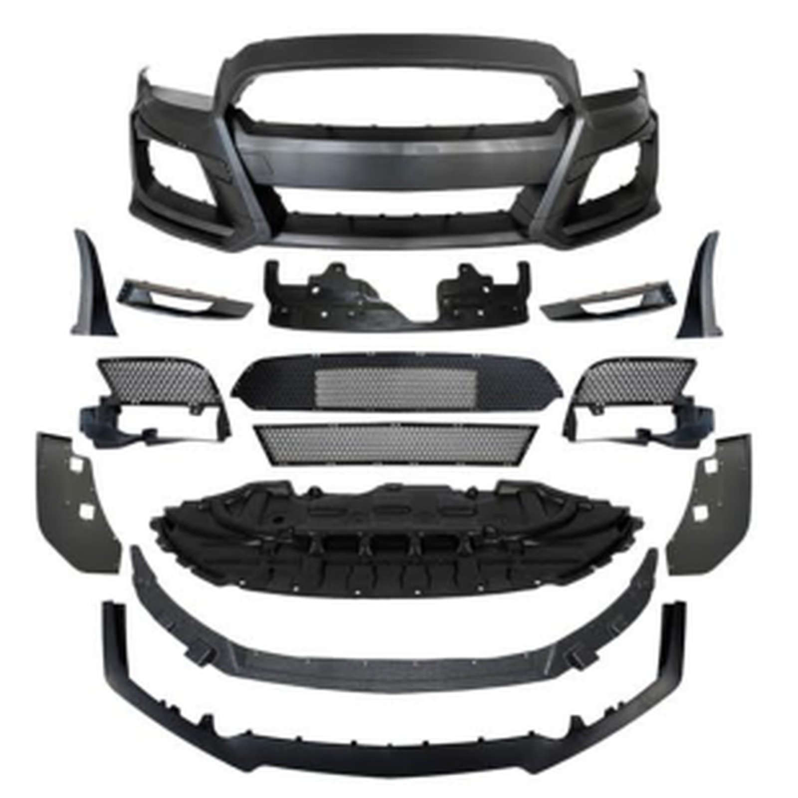 Old To New GT500 Front Bumper For 10-14 GT500 MTP-MUST-077-2 for FORD