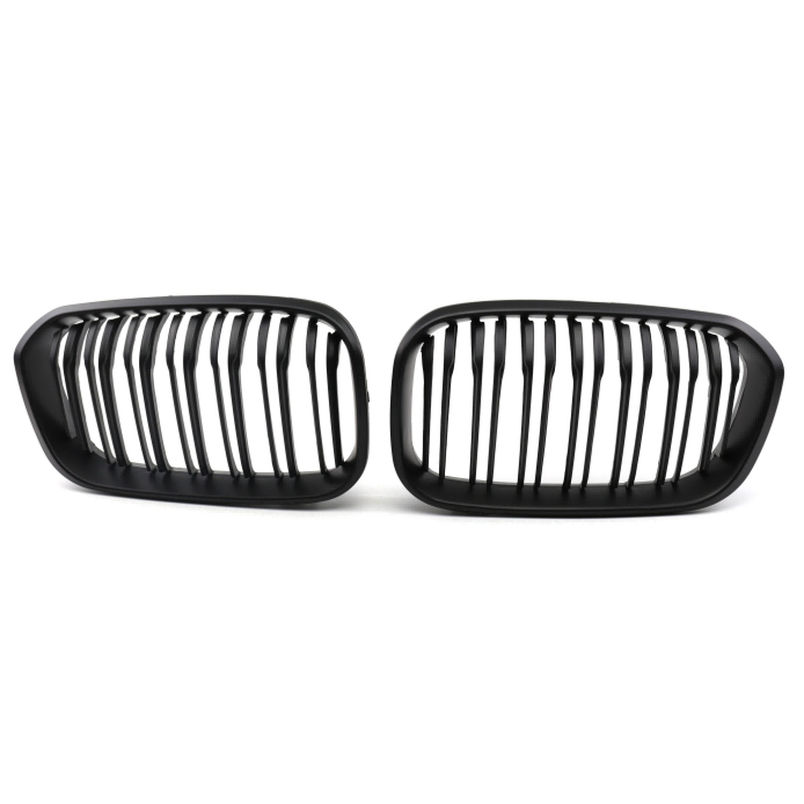 Matte black/double grille MTP-BMG-013 for BMW