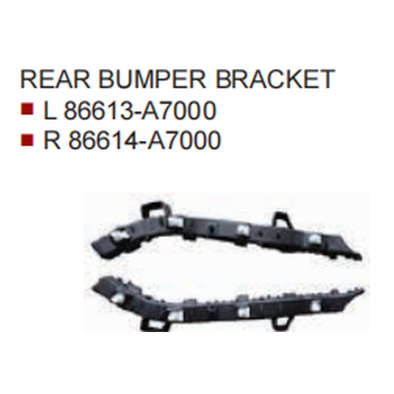 Bracket,Rear Bumper KA0210202 for 起亚 Kia