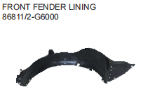 Inner Fender KA0400031PP for 起亚 Kia