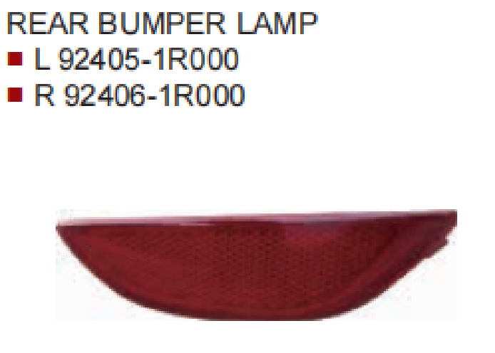 Rear bumper lamp HN0051241U for 现代 Hyundai