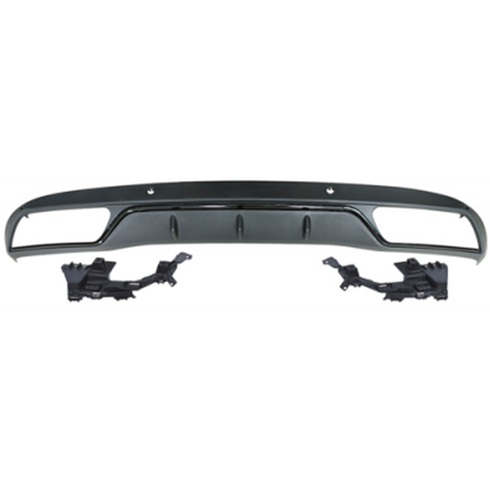 W205 C63 Rear Diffuser/For Normal Sedan/Black/ MTP-W205-018 for BENZ