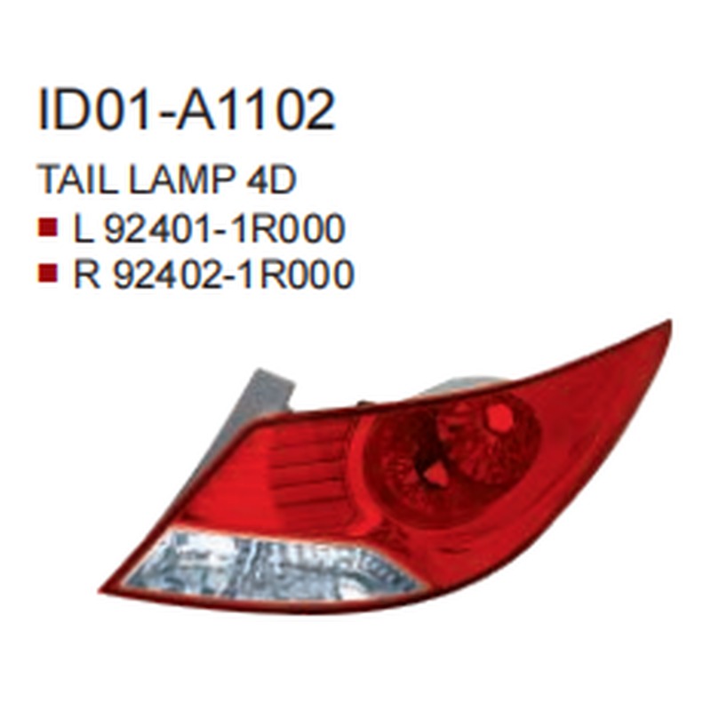 Tail Lamps HN00501724D for 现代 Hyundai