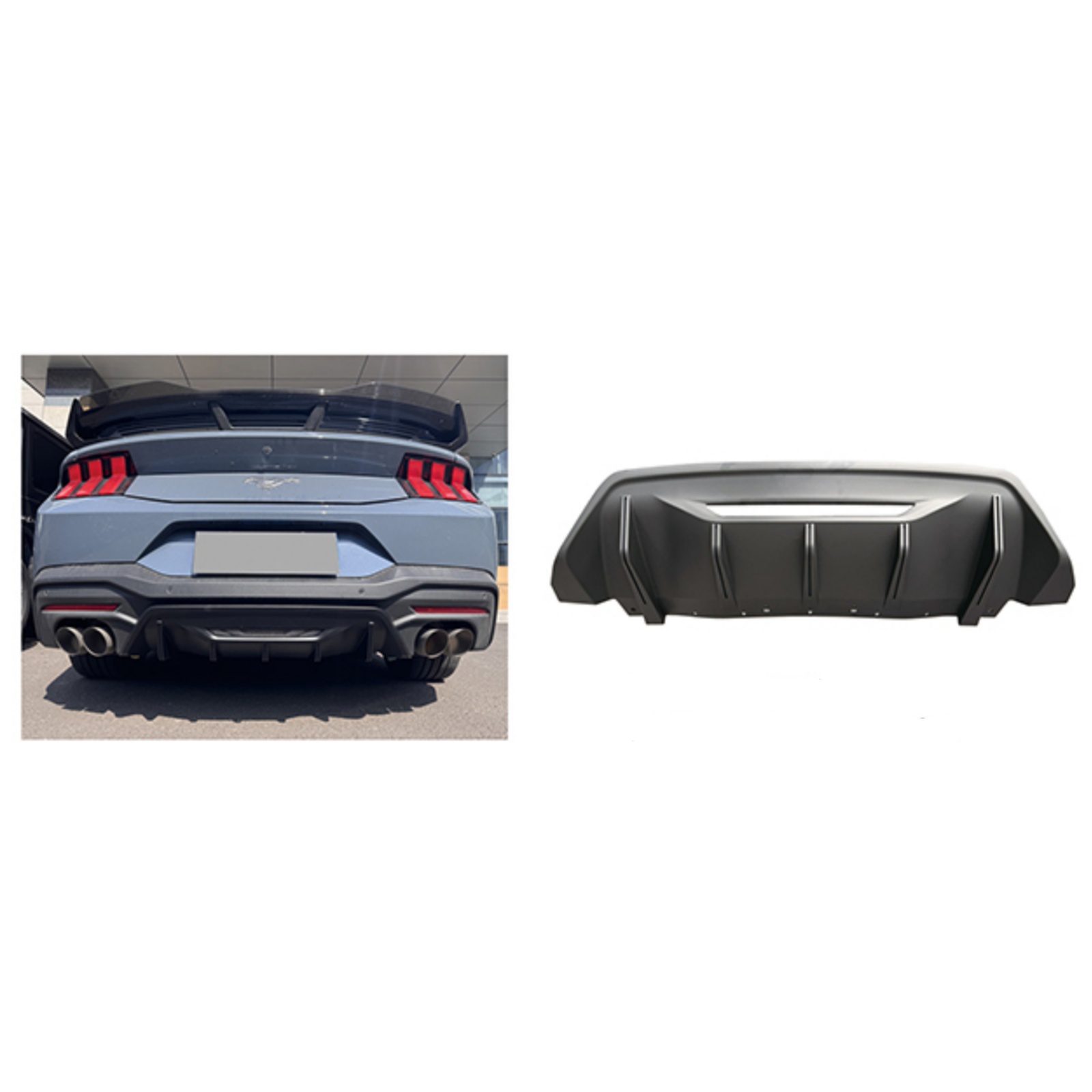 Speed Rear Diffuser MTP-MUST-124 for FORD