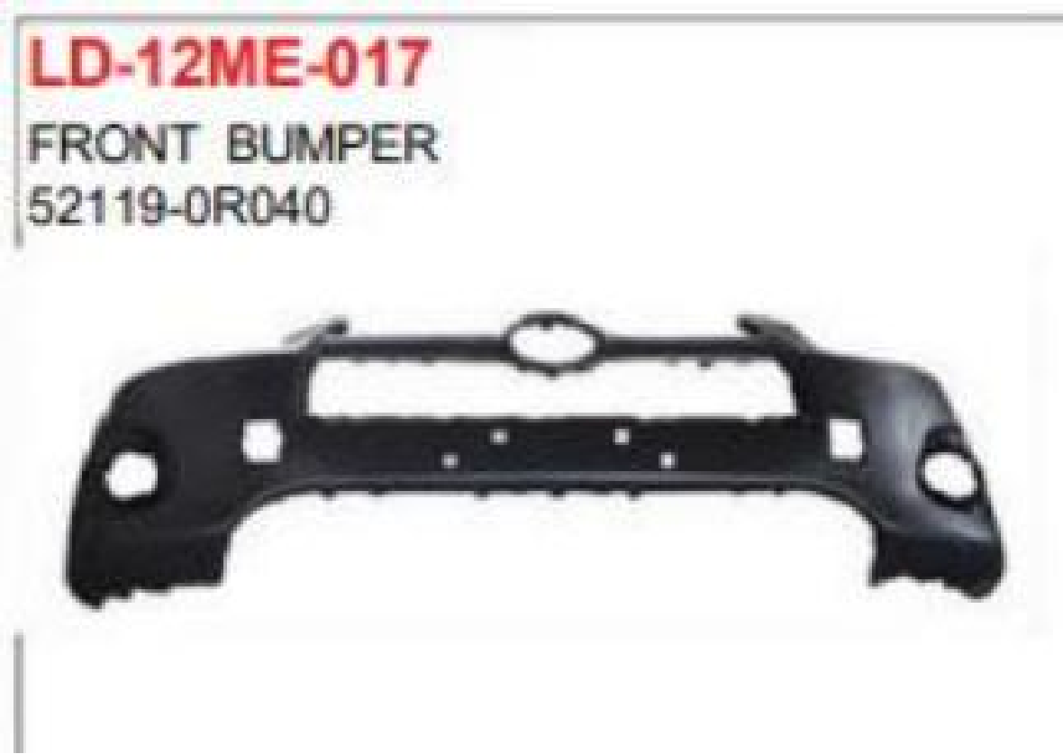 Front Bumper TY1270040 for 丰田 Toyota