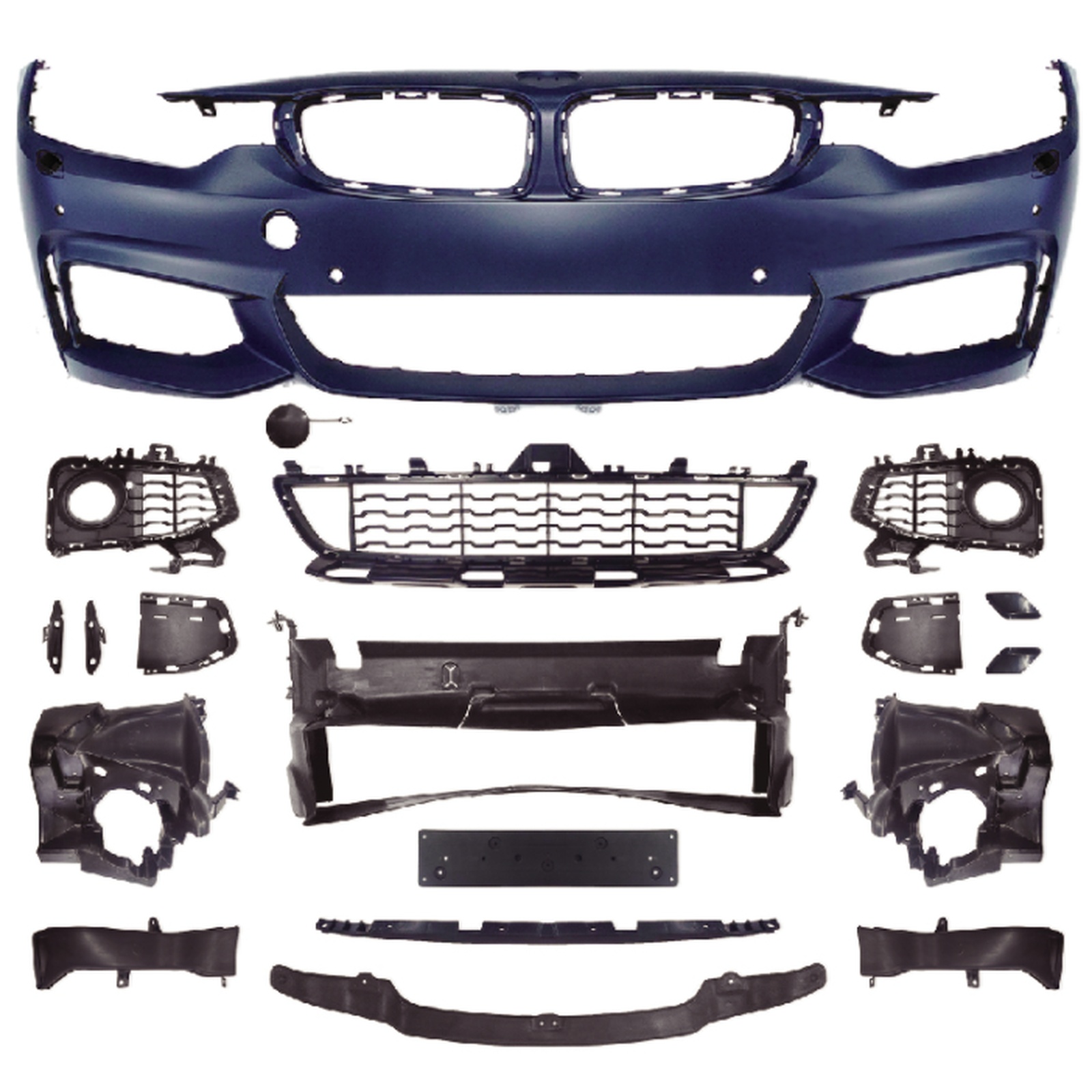 F32/33/36 M-Tech Front Bumper Assy MTP-F32-014 for BMW