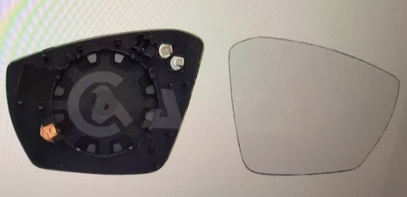 Heated Mirror Glass VG1050281 for 大众 Volkswagen