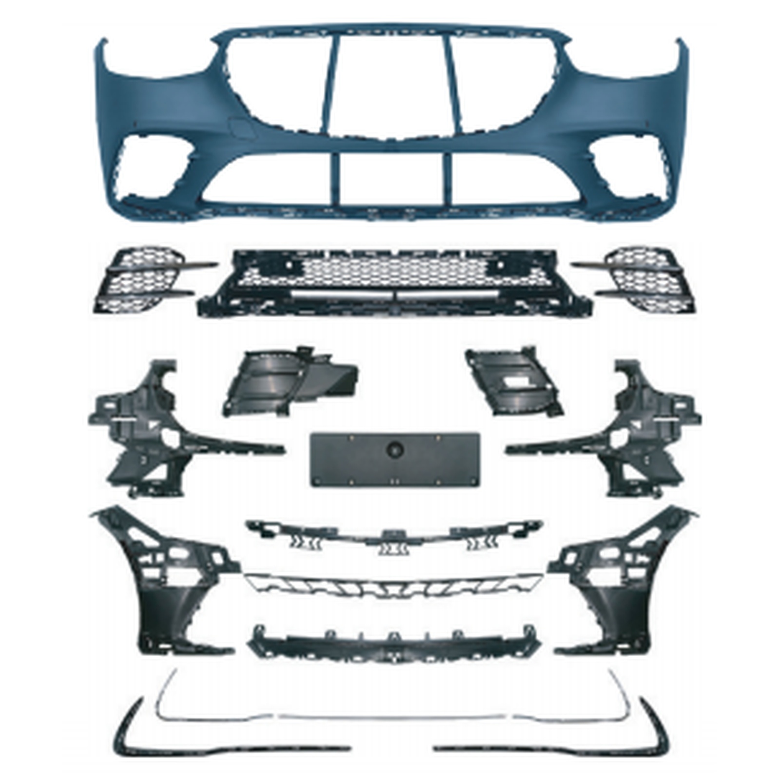 S450 Front Bumper Assy MTP-W223-009 for BENZ