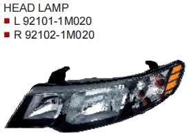 Head Lamps KA0130110Ⅰ for 起亚 Kia