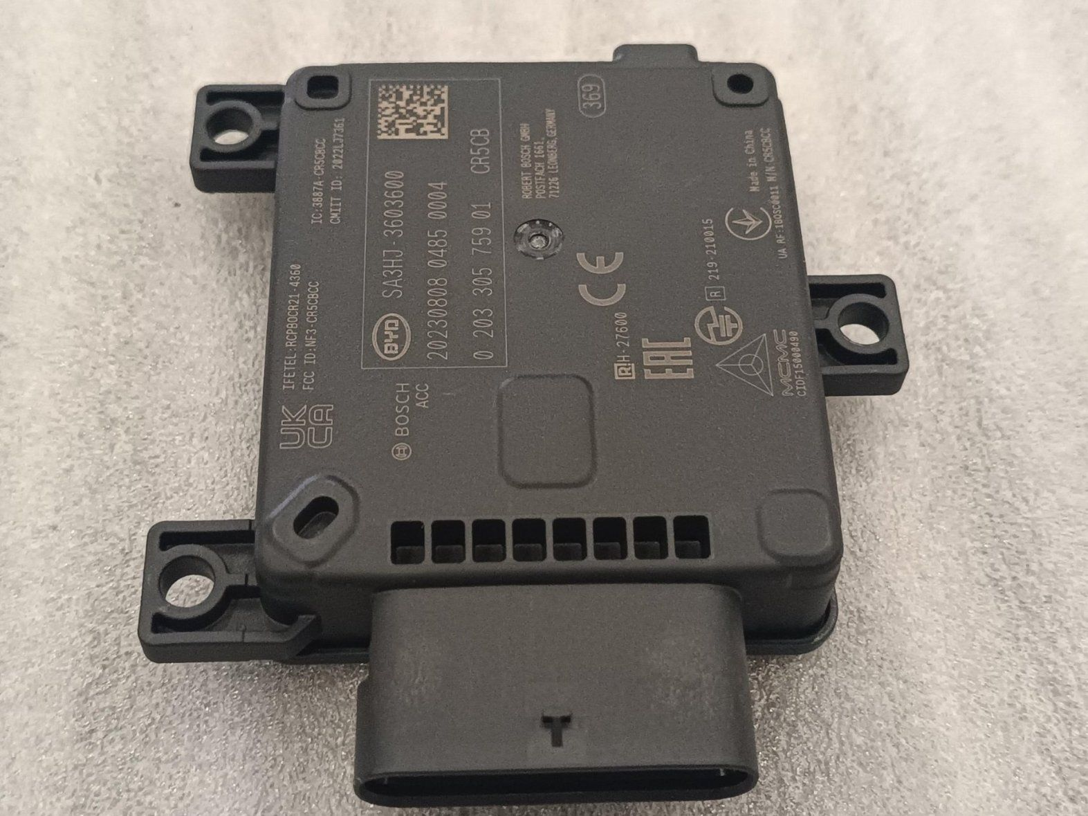 Acc sensor BYD0013141R1 for 比亚迪 BYD