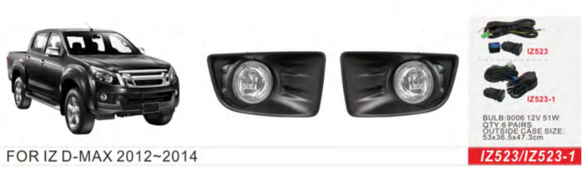 Fog Lamp Cover IS0030090 for 五十铃 ISUZU