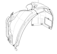 Inner Fender TS0060030 for 特斯拉 Tesla