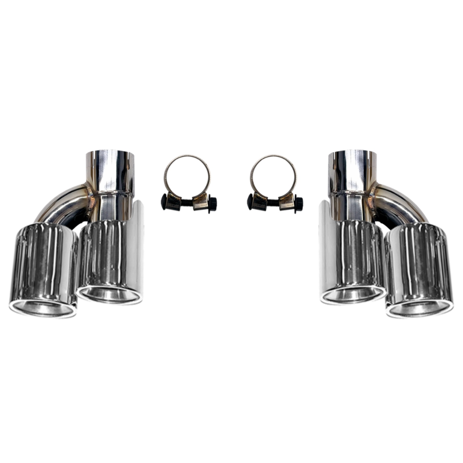 M6 Exhaust Pipe h Style/Silvery MTP-F06-016 for BMW