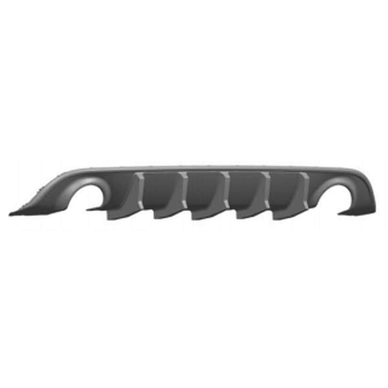 Speed Rear diffuser For SRT Bumper MTP-CHARG-044 for DODGE