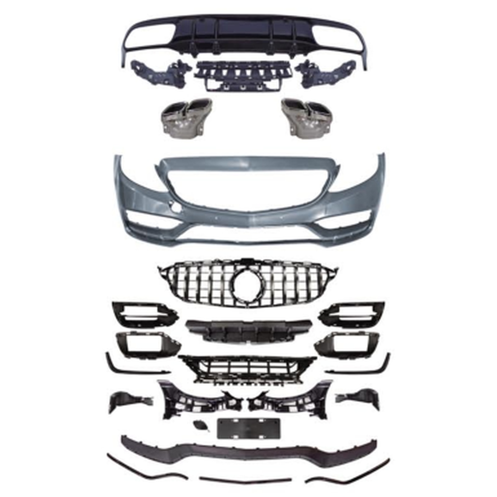 W205/C205 C63 Front Bumper For AMG Coupe MTP-W205-033 for BENZ