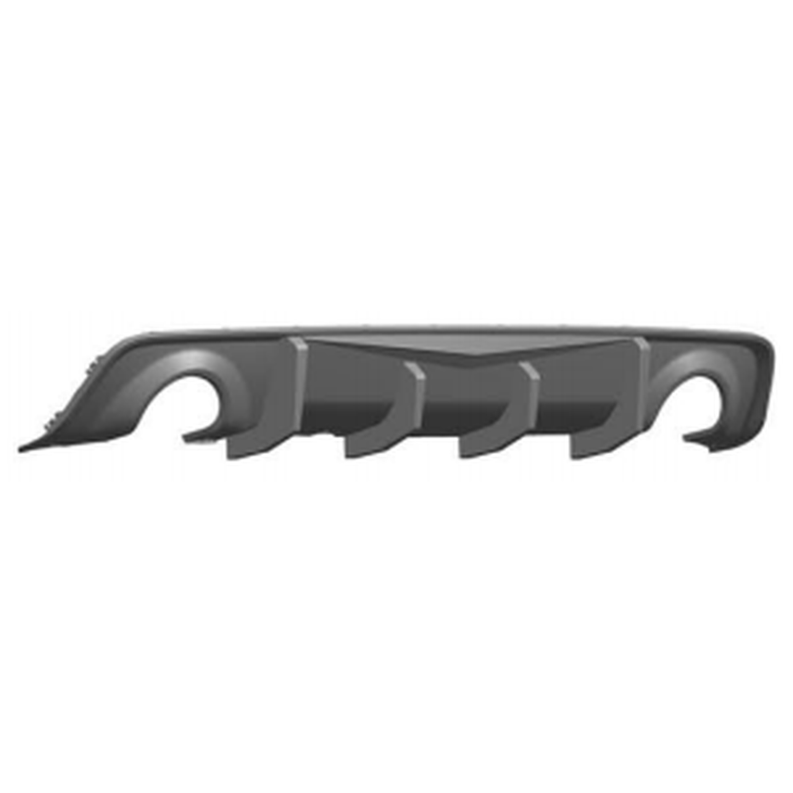 Competition Rear diffuser FOR Widebody bumper MTP-CHARG-050 for DODGE