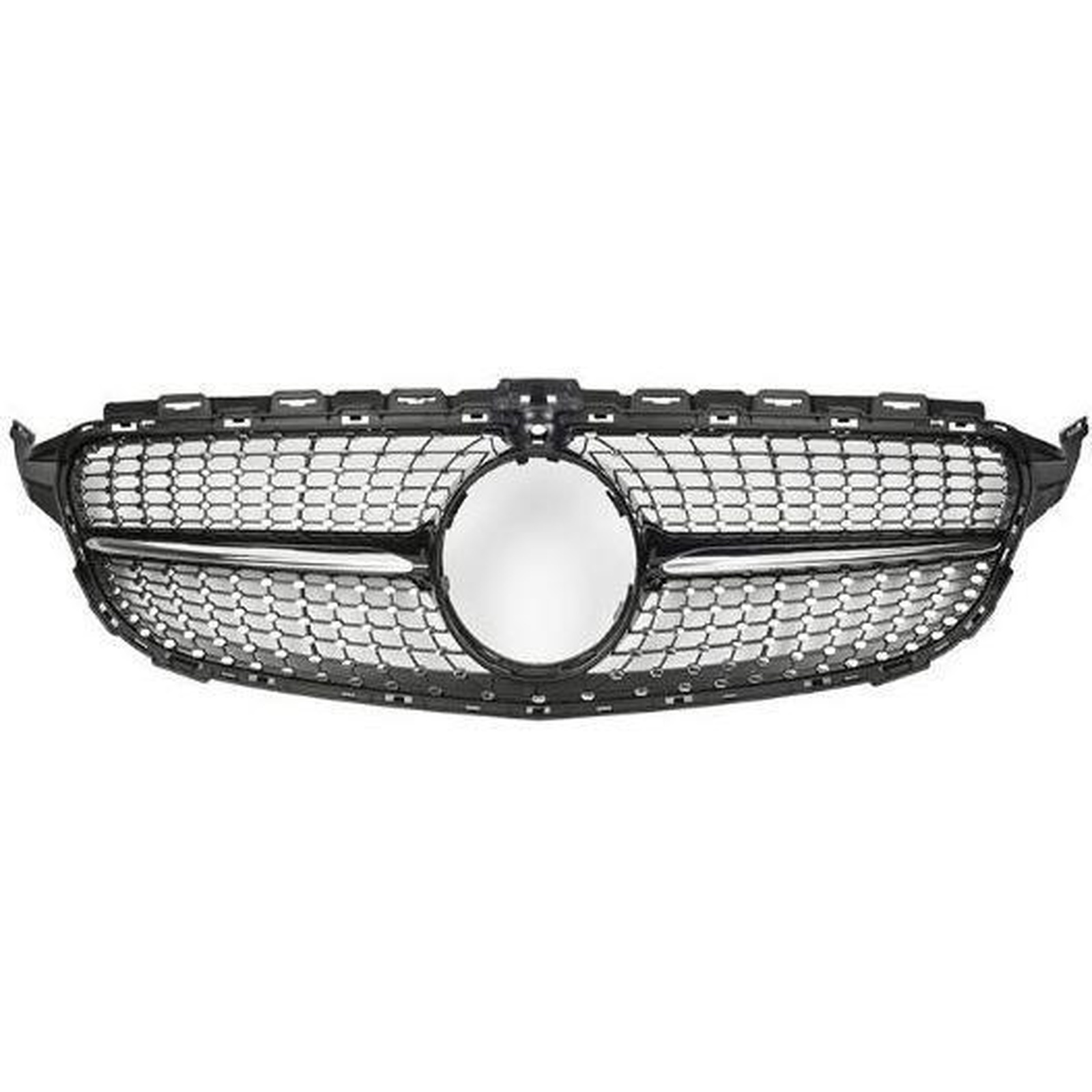 Diamond Grille Black With CAMERA MTP-BZG-035 for BENZ
