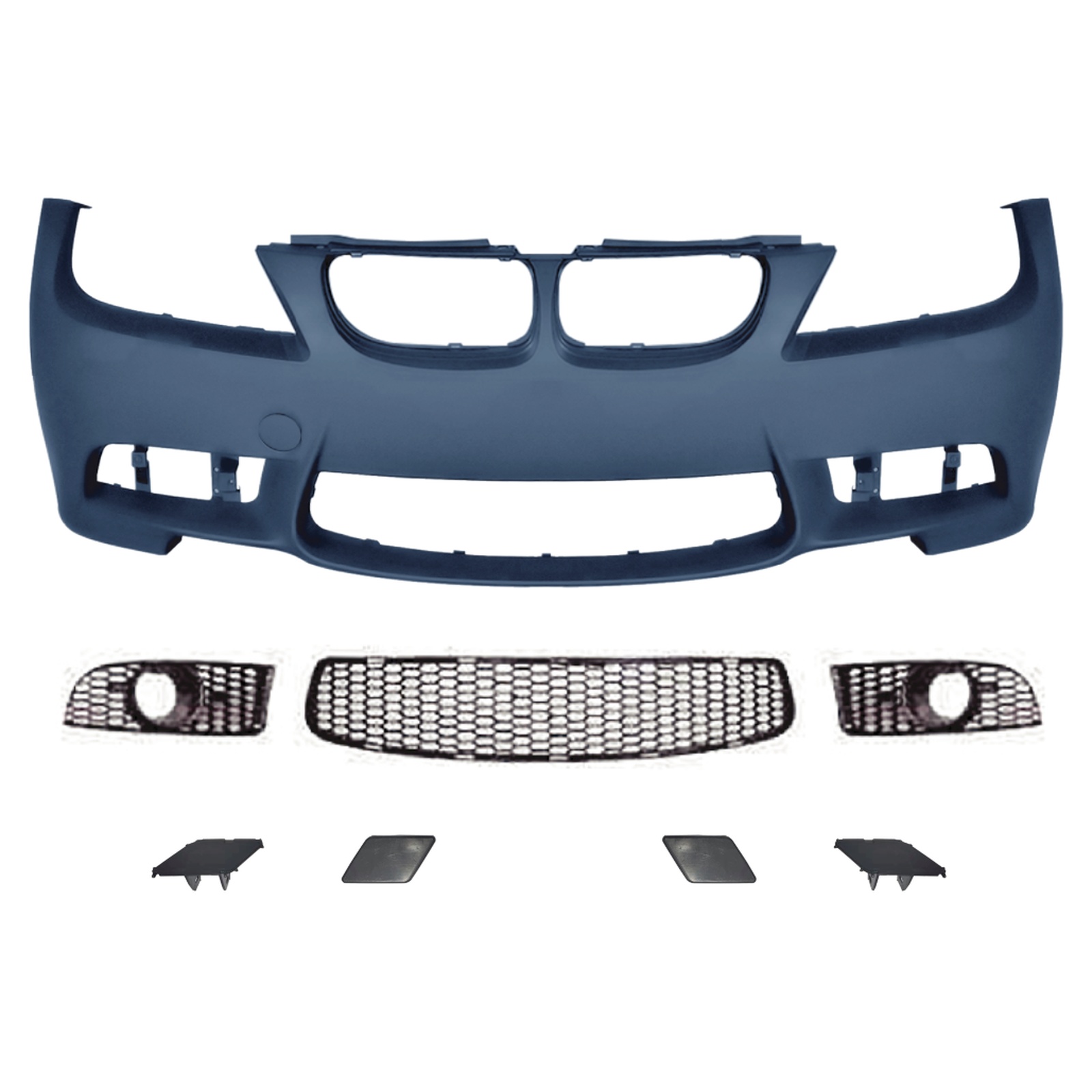 E90 M3 Front Bumper Assy With fog lamp hole MTP-E90-004 for BMW