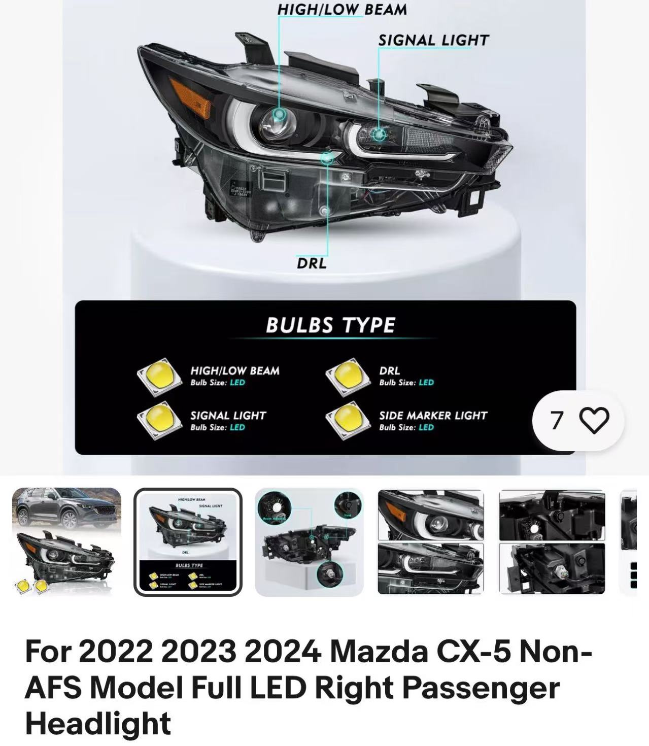 Head Lamps MZ0330110 for 马自达 Mazda