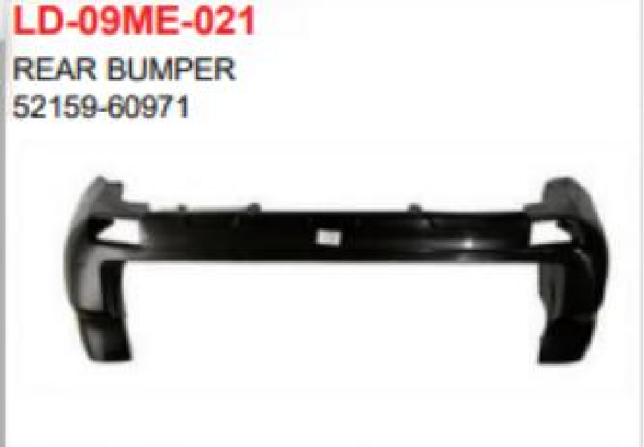 Rear Bumper TY1260190 for 丰田 Toyota