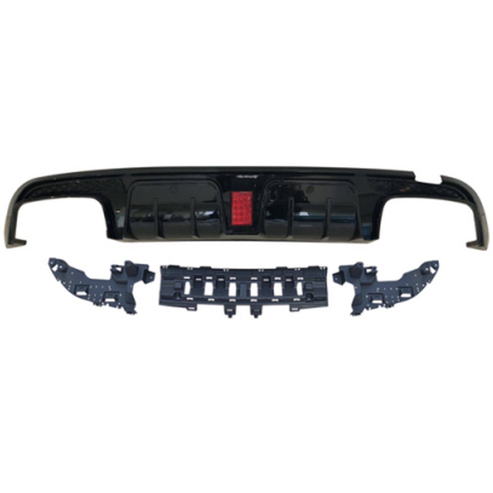W205 Brabus Rear Diffuser/For AMG Sedan/Black/ MTP-W205-027 for BENZ