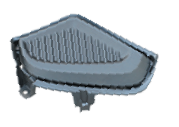 Fog lamp cover base/bracket