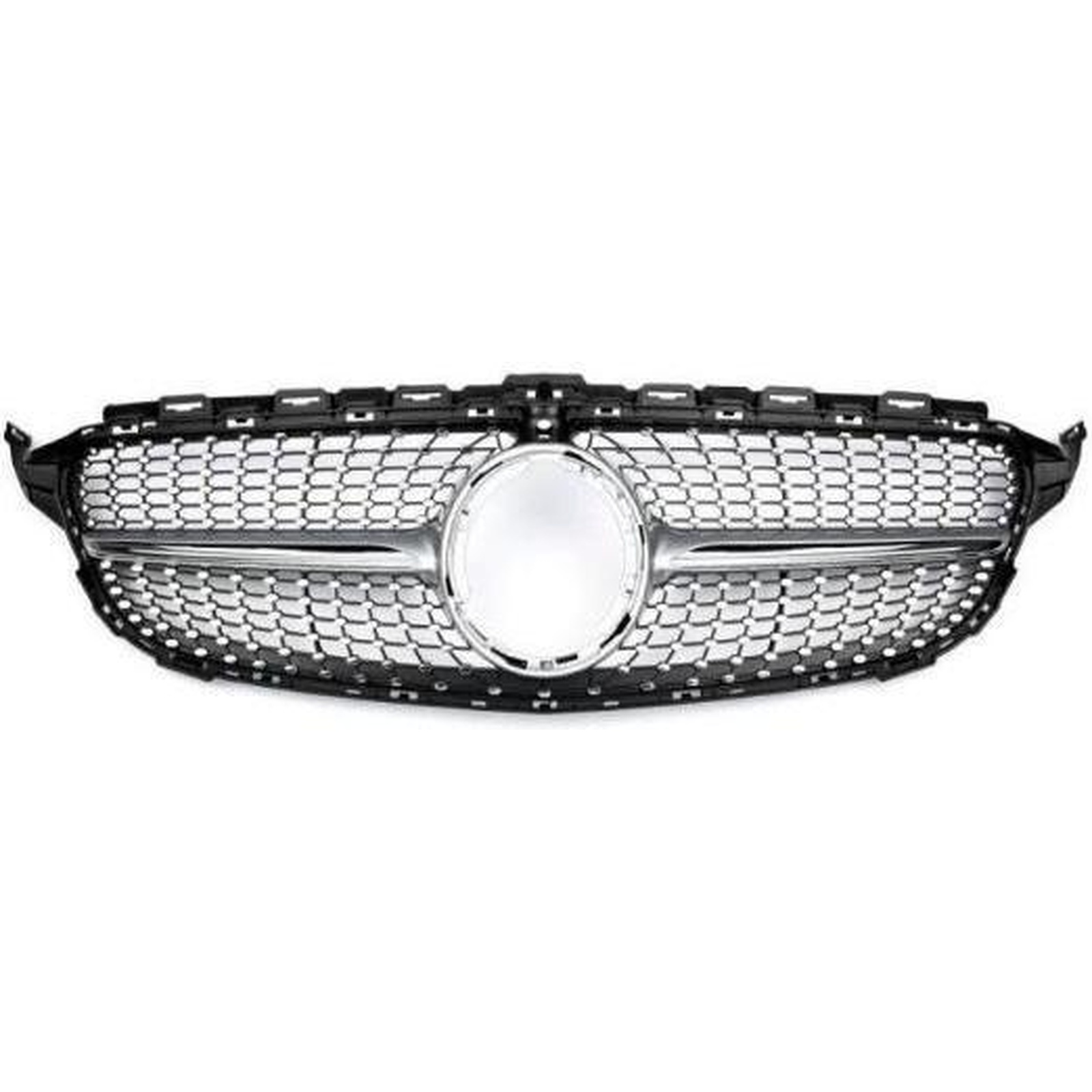 Diamond Grille Black With CAMERA MTP-BZG-049 for BENZ