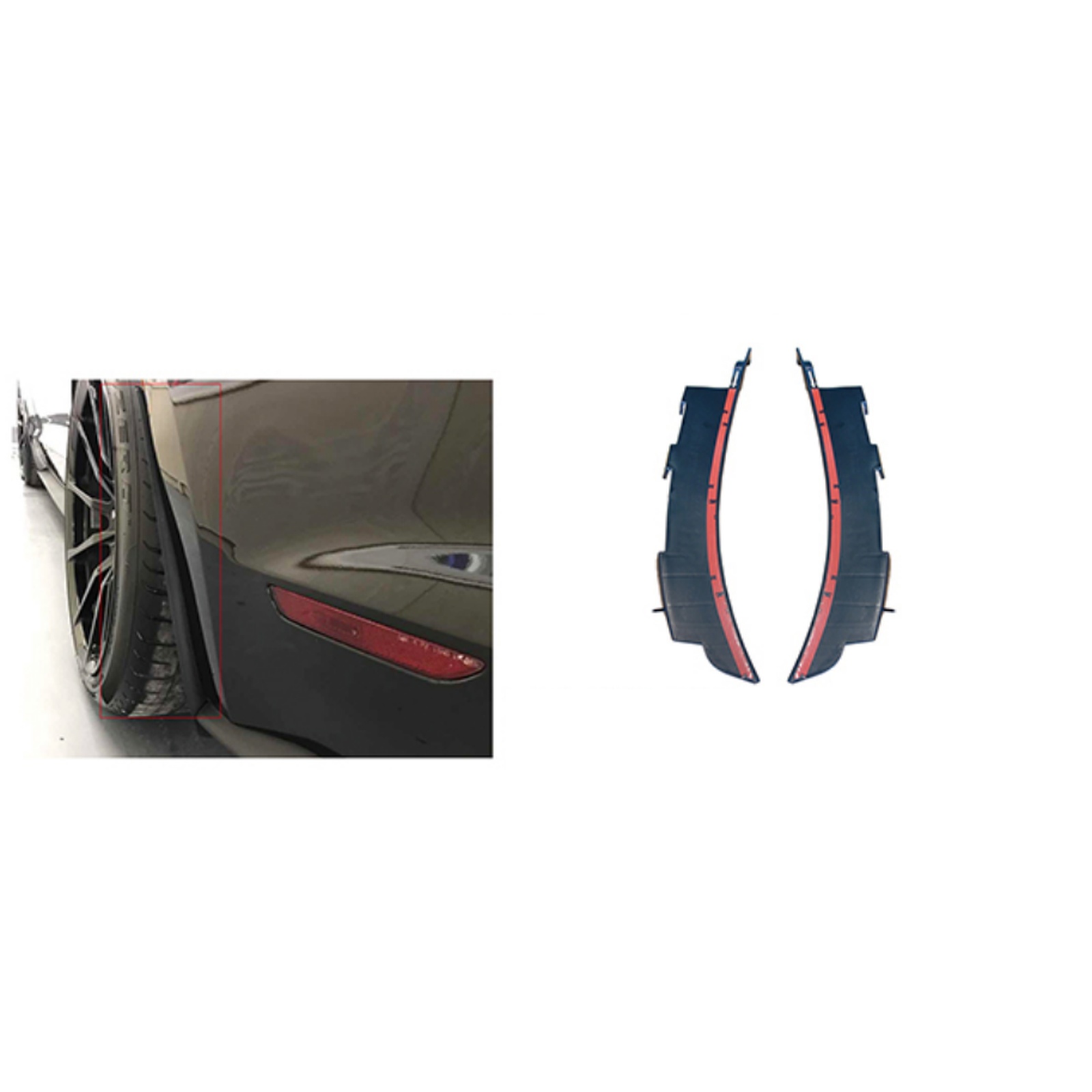 GT-Type Mud Guard MTP-MUST-037 for FORD