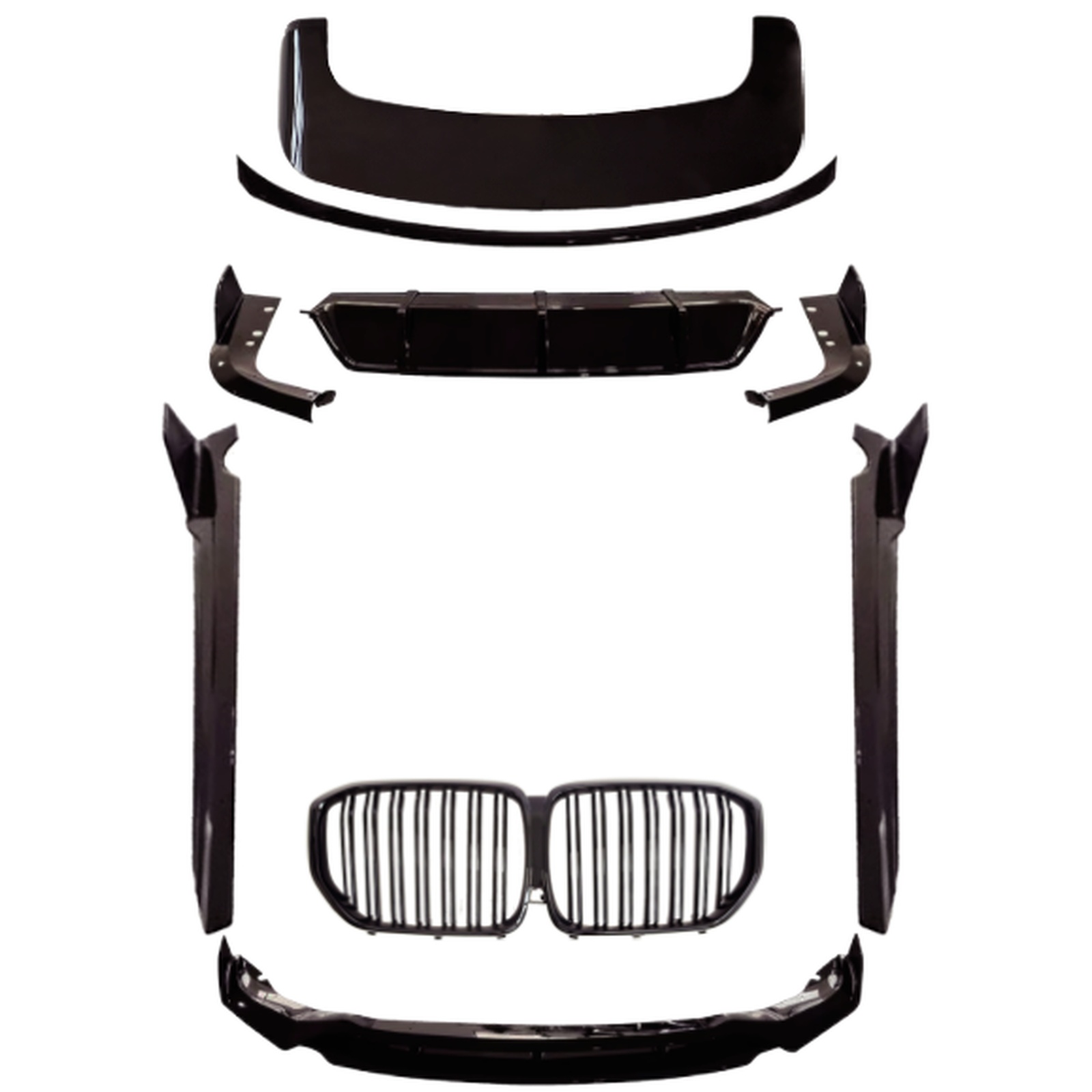 Black samurai body kits MTP-G05-006 for BMW