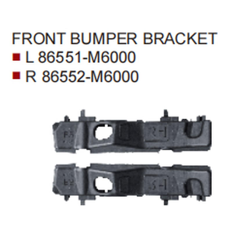Bracket,Front Bumper KA0230051 for 起亚 Kia