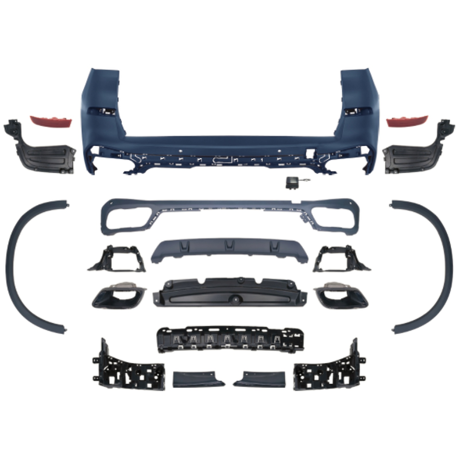 M-Tech Rear Bumper Assy MTP-G05-043 for BMW