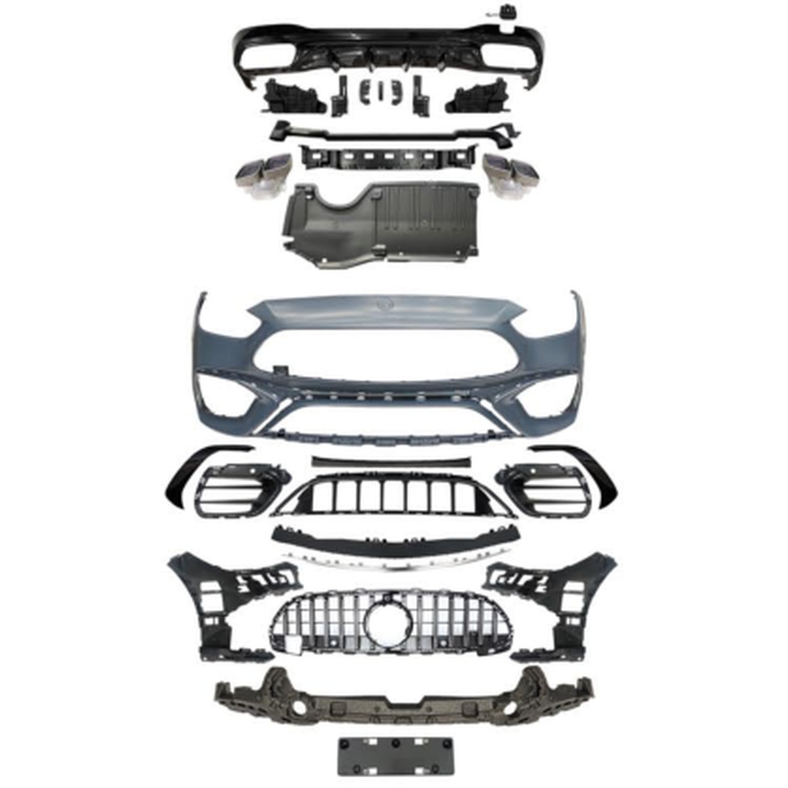 C63 AMG Bodykit For AMG Line MTP-W206-002 for BENZ