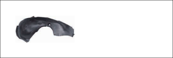 Mud Guard HN0550811F1 for 现代 Hyundai
