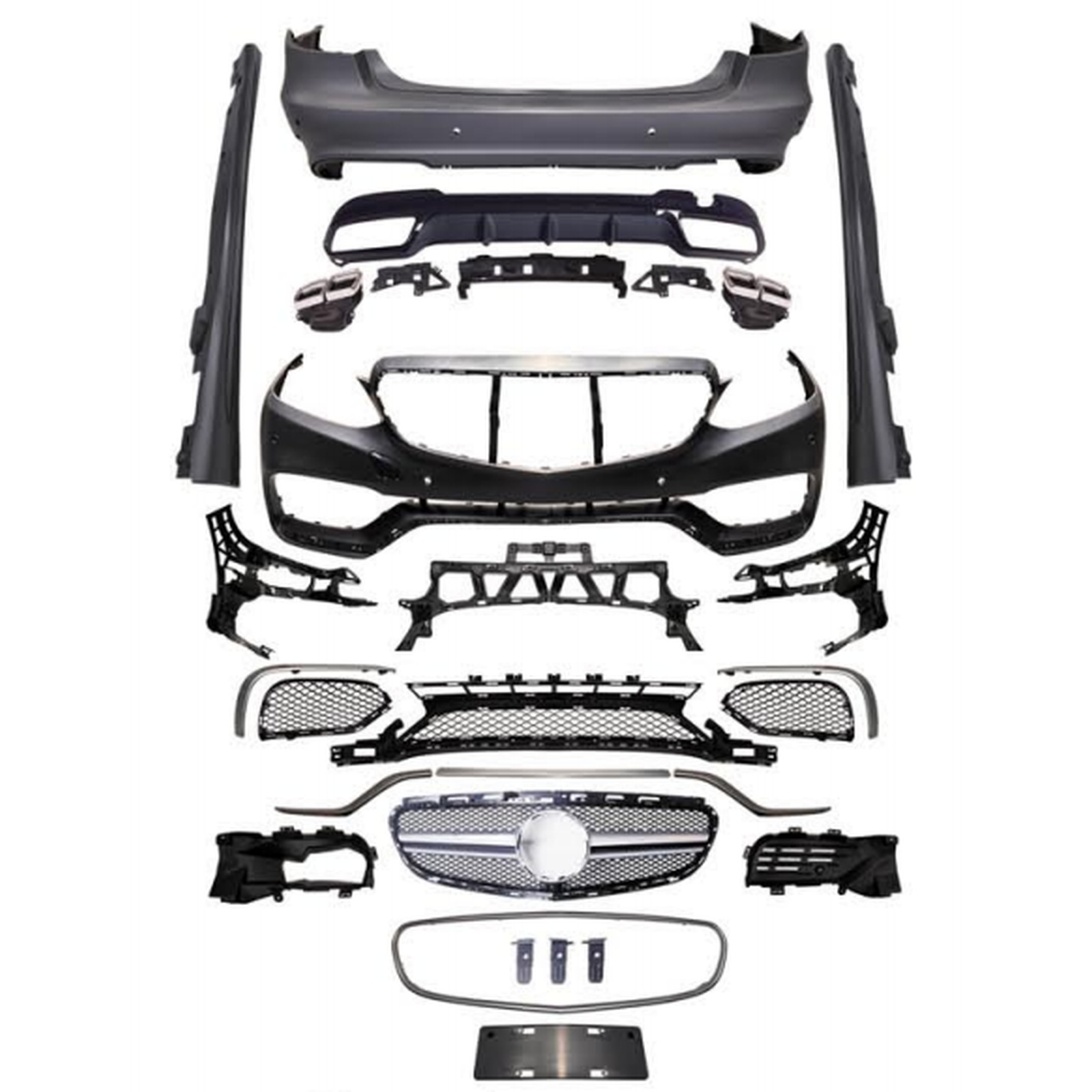 E63 AMG Bodykit/For Normal MTP-W212-007 for BENZ