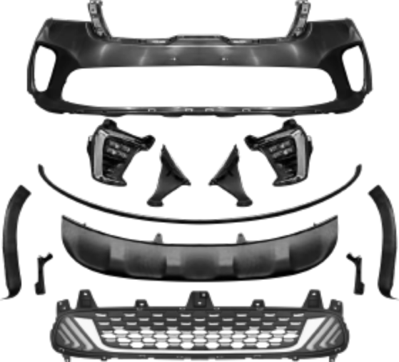 Front Bumper Assy KA0851660 for 起亚 Kia