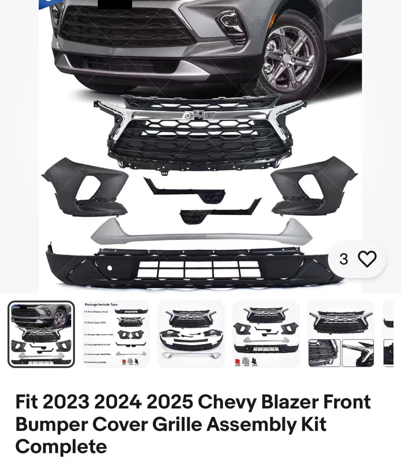 Front Bumper Assy CV0121660 for 雪佛兰 Chevrolet