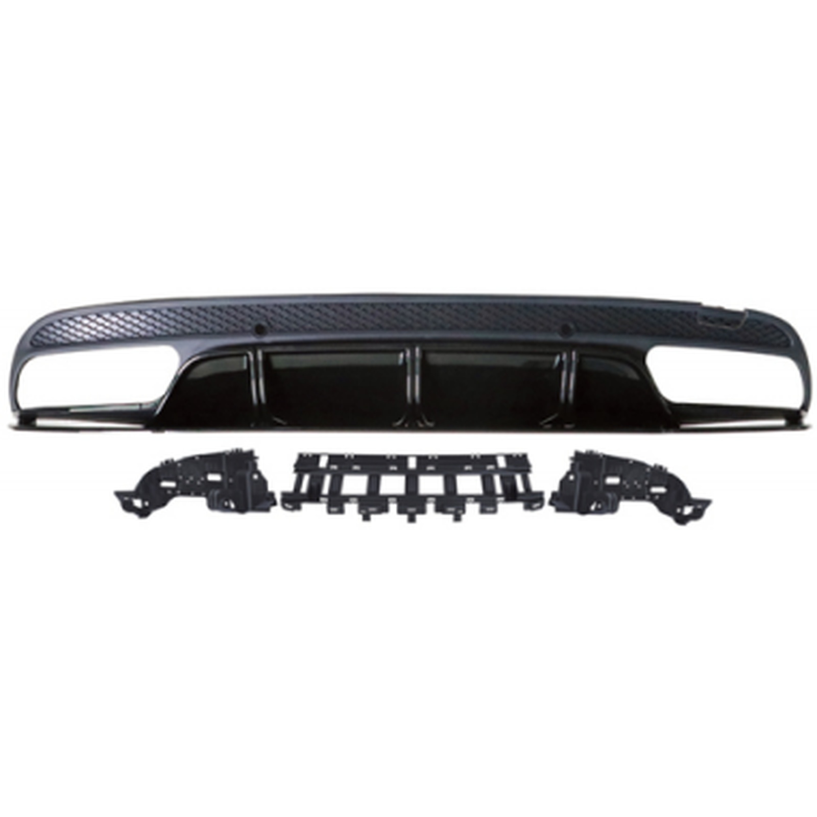 C205 C63 Edition 1 Rear Diffuser/For AMG Sedan/Gloss Black/ MTP-W205-022 for BENZ
