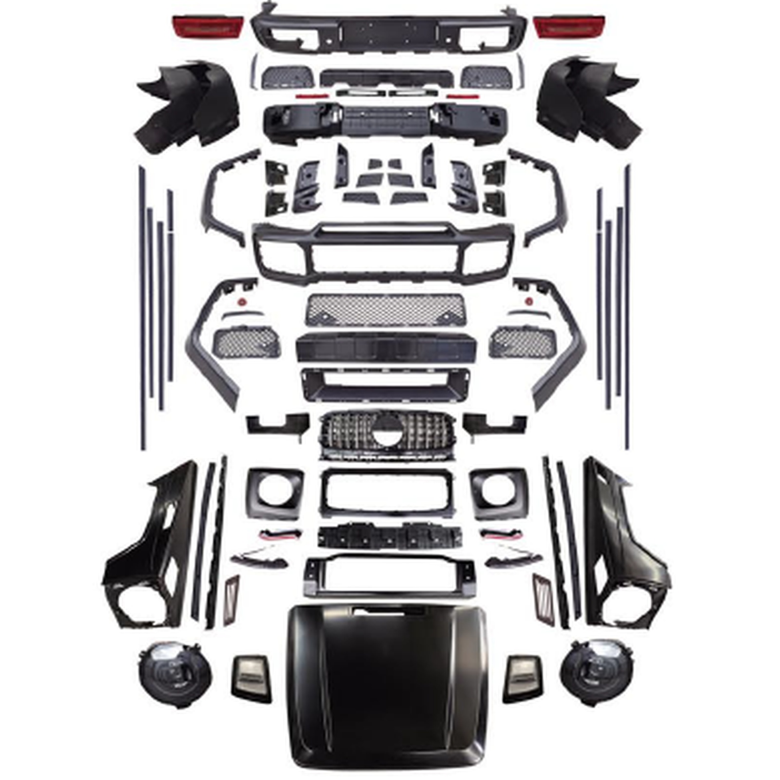 Old to New BRS Style Body Kit(A) MTP-W463-002 for BENZ