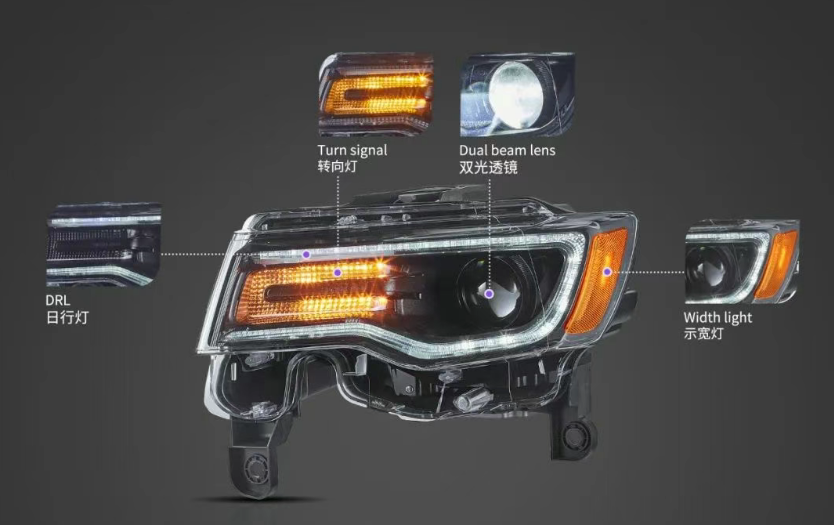 Head Lamps JP0050110MU for 吉普 Jeep