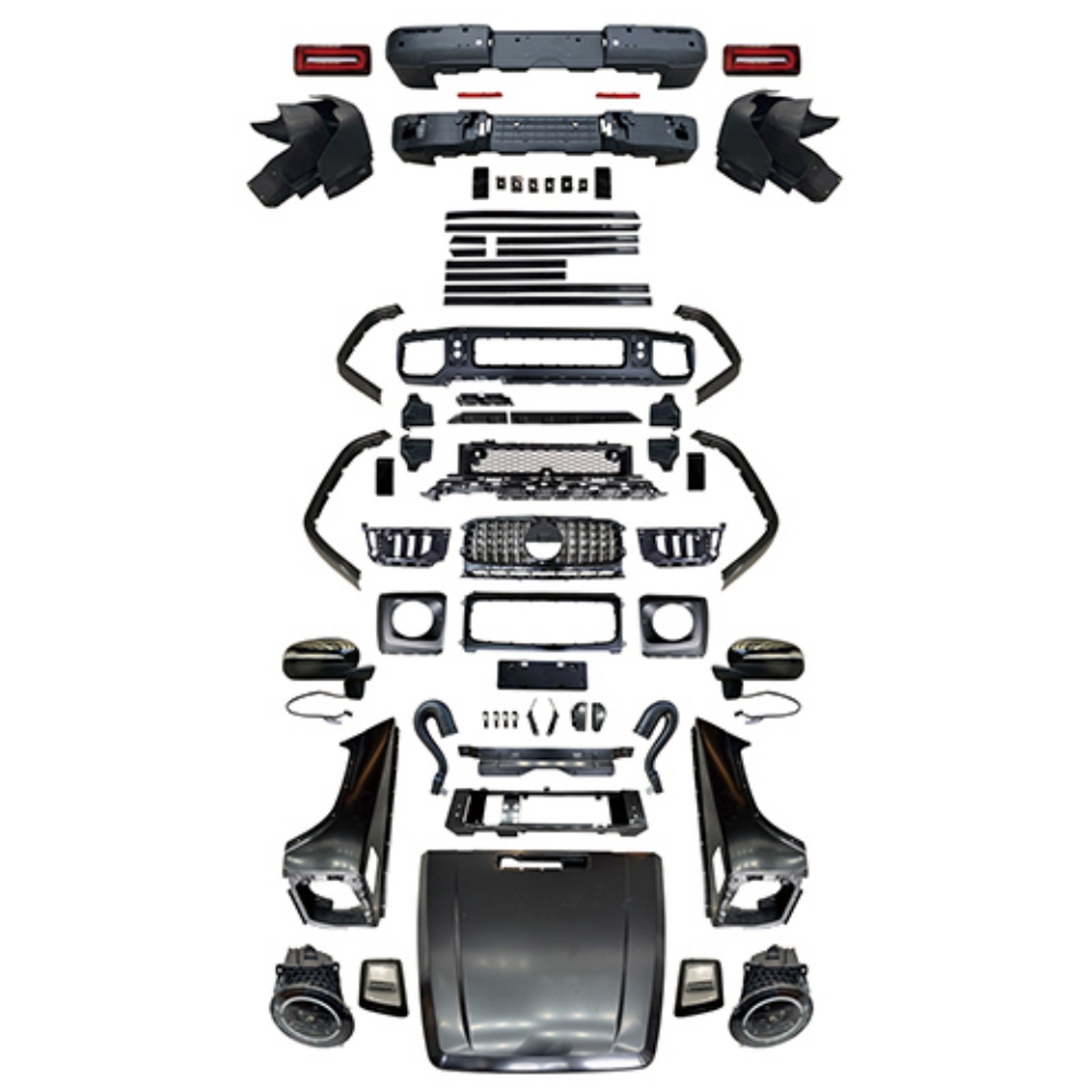 Old to New 25 G63 Style Body Kit(B) MTP-W463-006 for BENZ