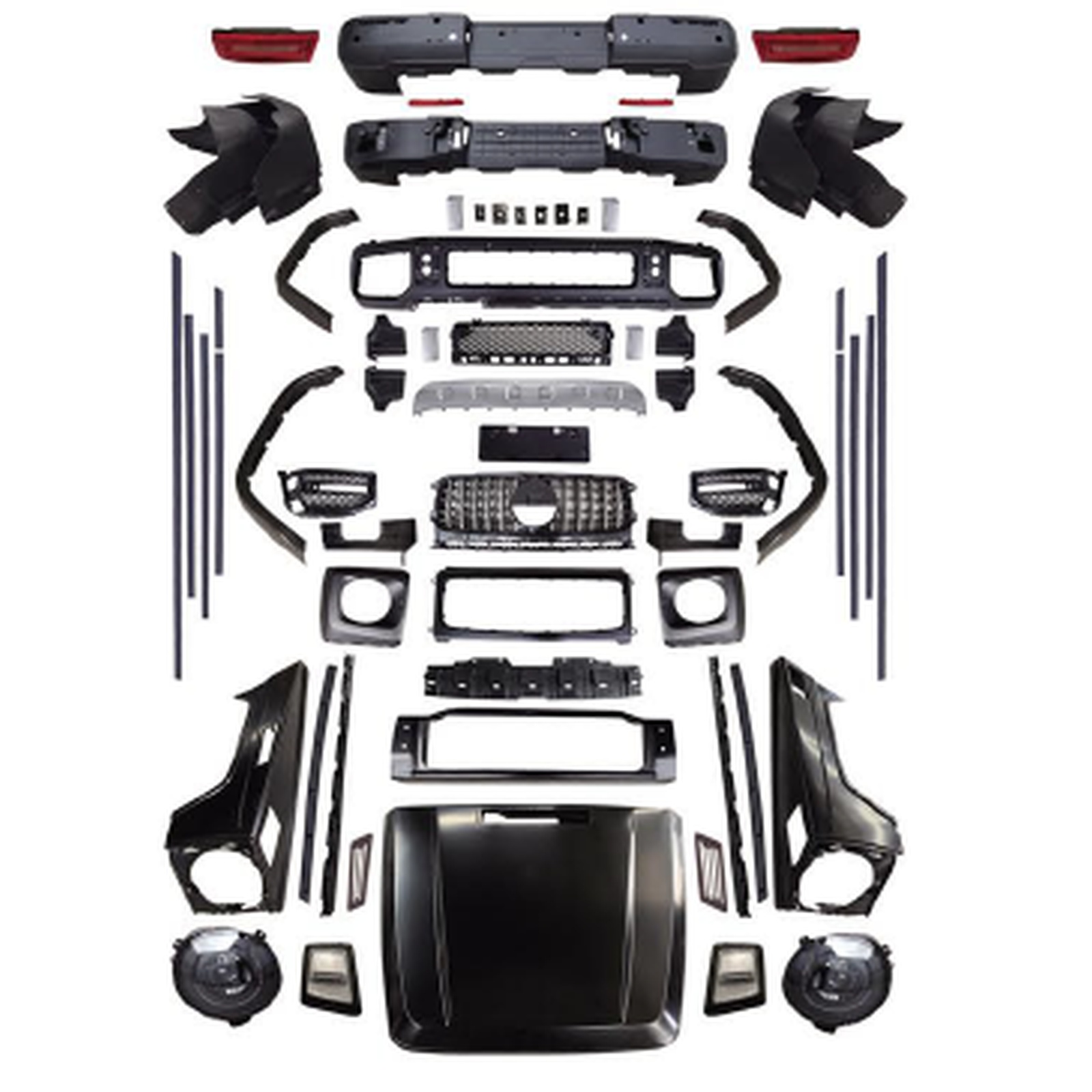 Old to New 19 G63 Style Body Kit(A) MTP-W463-001 for BENZ